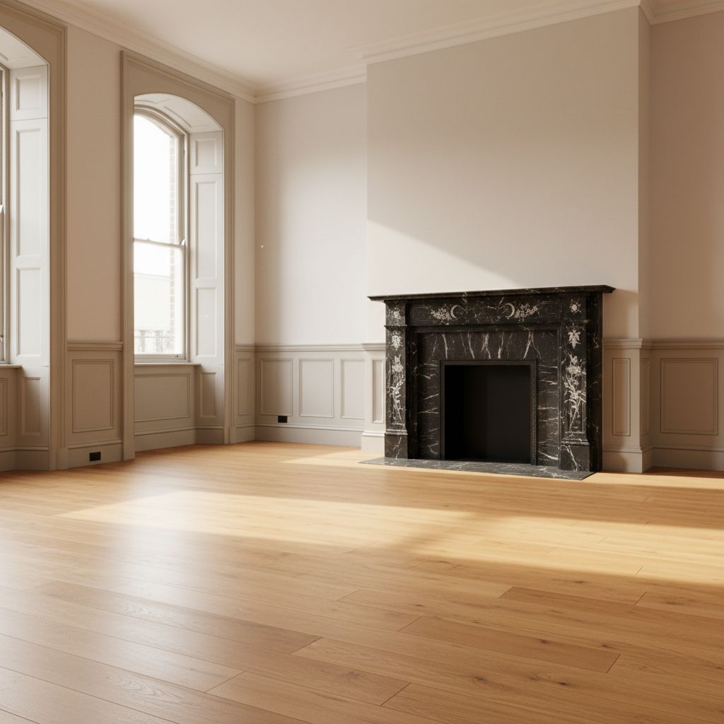 Victorian black marble fireplace