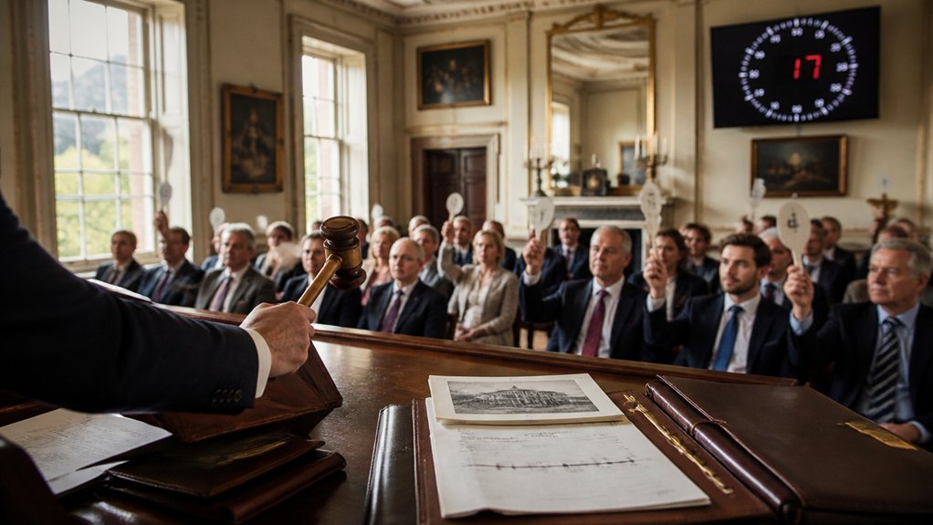 auction rules and timelines