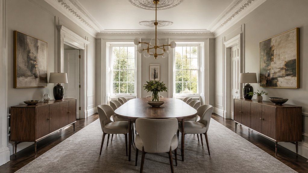 elegant balanced furniture layout