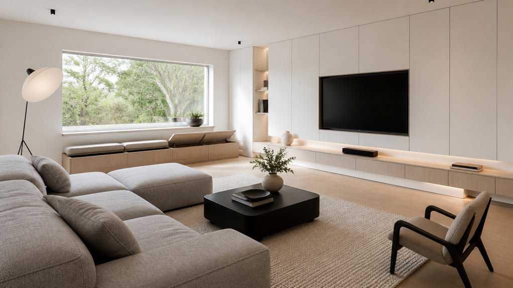 hidden storage for modern interiors