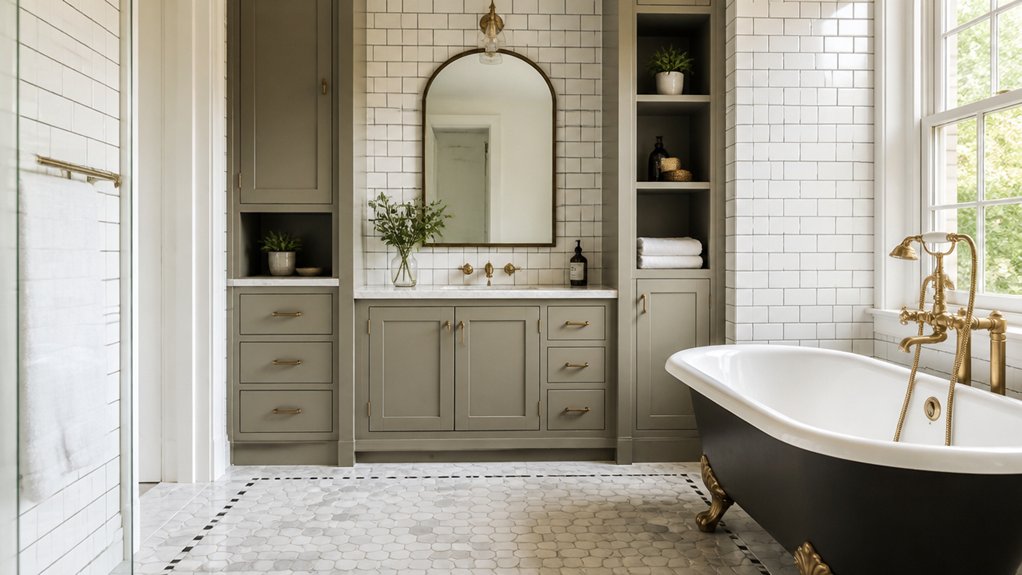 integrated period style built in storage