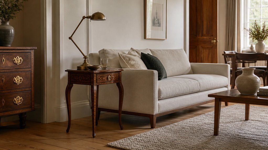 layered vintage brass accents