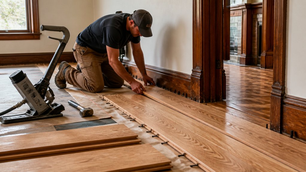 match historical flooring styles