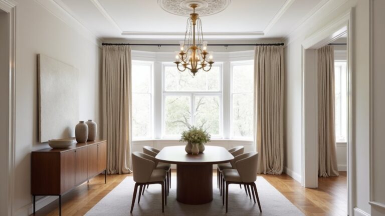 modern georgian dining room
