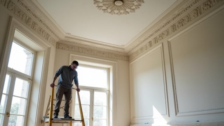 restoring decorative ceiling features