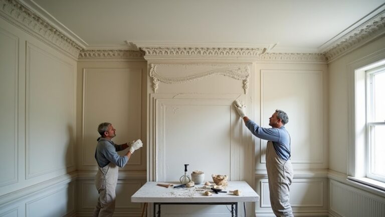 restoring victorian plaster mouldings