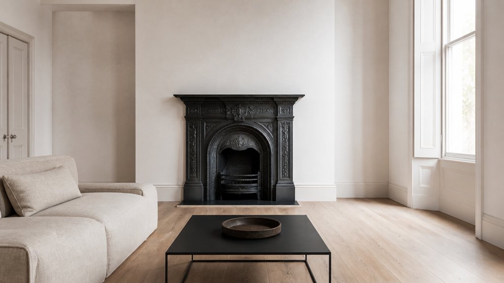 simplify victorian fireplace design