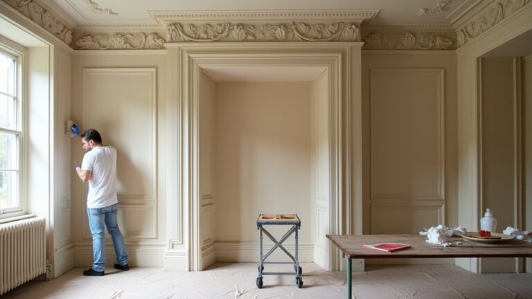 victorian home cornicing restoration