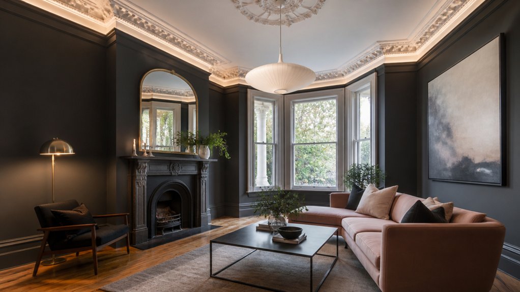 victorian restoration with modern lighting