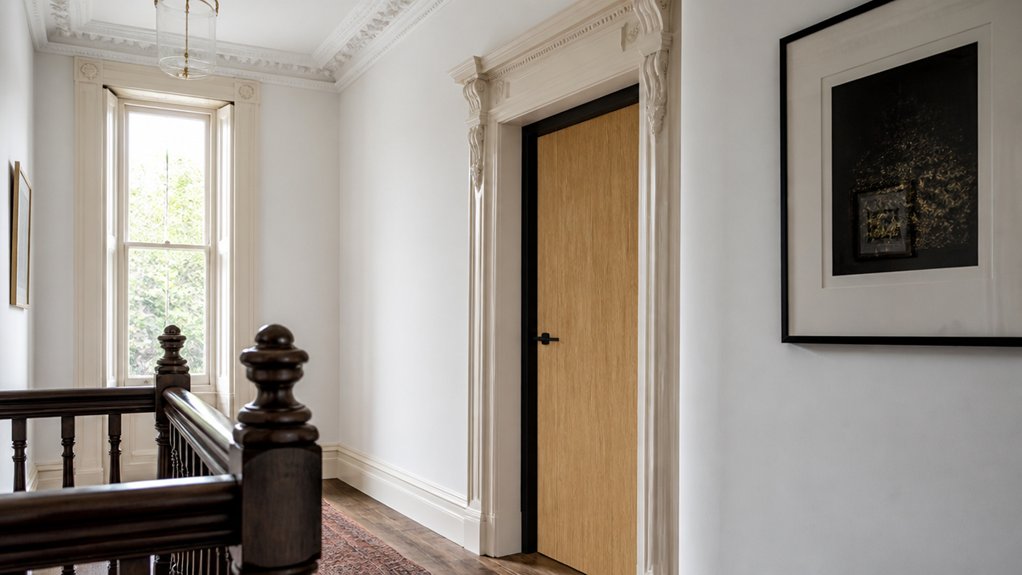 victorian trim enhances modern openings
