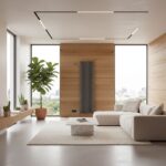 modern anthracite radiators